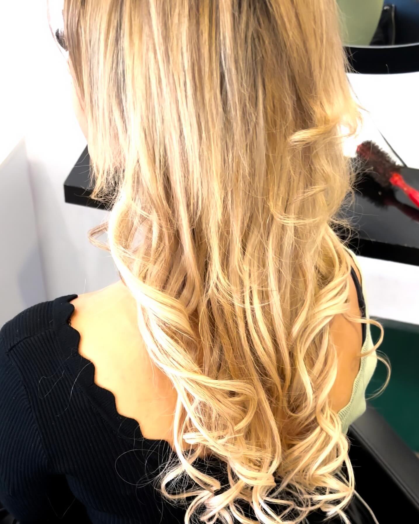 balayage brushing
